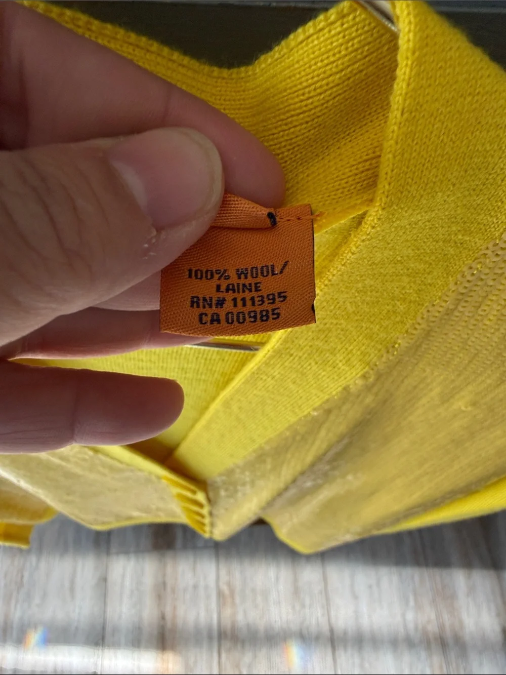 Tory Burch Sunny Yellow V-Neck Button Cardigan